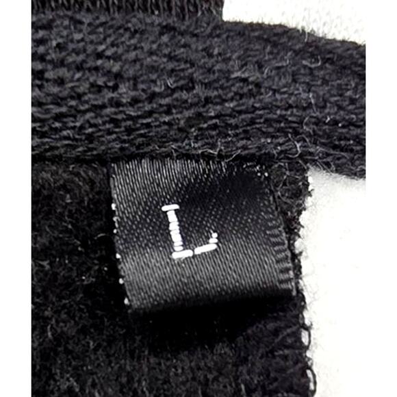 The Dark Arts Split Monogram Hoodie Black White Fleece Three Panels Zip Men's L - Picture 8 of 8